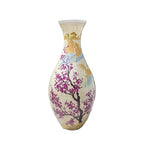 2026 Upgraded 3D Puzzle Vase Unique Flower Vase for Adults Made by 160 Curved Plastic Puzzle, Relax Puzzles for Adults, DIY Jigsaw Creative Gift for Parents - color: Spring