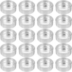 Aluminum Candle Bottom Shells 50Pcs Tea Light Cups for DIY Candle Making Portable Holders for Weddings Crafts and Outdoor Activities
