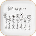Christian Gifts for Women – Ring Tray, Confirmation Gifts for Teen Girls, Christian Jewelry Dish, Religious Gifts for Women – Jewelry Dish Tray - style: Inspirational