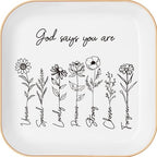Christian Gifts for Women – Ring Tray, Confirmation Gifts for Teen Girls, Christian Jewelry Dish, Religious Gifts for Women – Jewelry Dish Tray - style: Inspirational