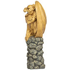 Design Toscano NG33967 Trystan, Gargoyle Sentry of the Night Sculpture,two tone stone - style: Traditional