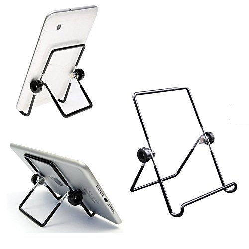 MOACC Tablet Stand, Portable Foldable Tablets Multi-Angle Non-Slip Adjustable Metal Holder Cradle Fit for 9-12.9 inch Tablet PC, Pad (2 Pack)