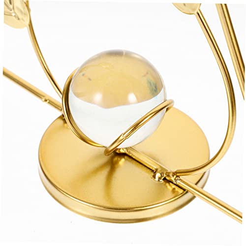 Luxury Leaf Ornament Ginkgo Leaf Decor Metal Statue Beautiful Home Decor