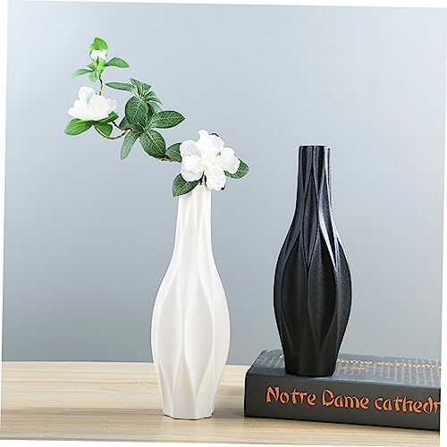 Decorative Vase 1pc Floor Planter Indoor Minimalist Home Decor Flower Vase Wedding Centerpiece White Flower Arrangement Ornaments Juicy