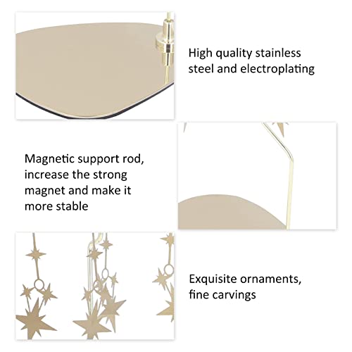 7.1in Spinning Candle Holder, Rotary Candle Holder, Chime Candle Holders Suitable for Party Decorations Photography Props Bars Cafes and Various Other Venues