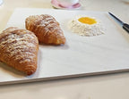 Multi-Purpose Pastry Marble Design Stone Tray Cutting Board Slab 16” x 12” with Non-Slip Feet,Stone Cheese Pastry Board, Serving Tray, Heat Resistant, Easy to Clean (G16, 16 * 12) - color: G16