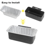 Drip Tray for Blackstone Griddles - Heavy Duty Grease Catcher Fits 17, 22, 28, 30 & 36 Inches, Includes Cup & 10 Disposable Liners, Easy Cleanup - color: Drip Tray+10pc Aluminum foil box