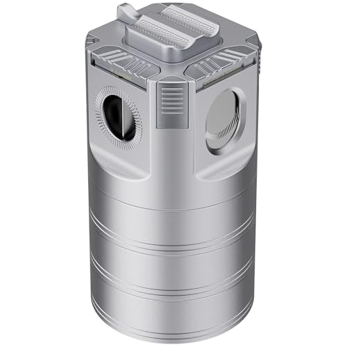 XIFEI 8-in-1 Desktop Cigar Lighter with Straight V-Cut Cutter, 3 Ashtrays, 3 Draw Enhancer Tools, 2 Stands, Cigar Punch, 4 Jet Flame Butane Torch Lighters, Luxury Accessories Gift Set (Silver) - color: Silver