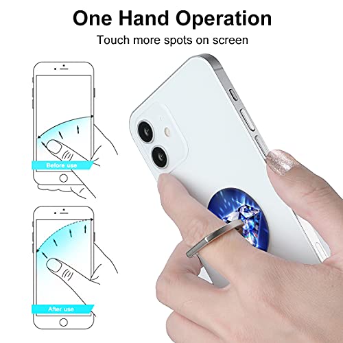 Bonoma Phone Ring Holder, 3 Pack Universal Finger Ring Stand Grip Kickstand Ring for All Smartphones (Diamond) - color: Diamond