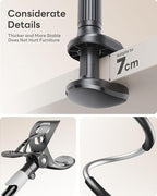 SAIJI Gooseneck Bed Phone Holder, Flexible Long Arm Phone Mount for Desk, Clip Bracket Clamp Stand, iPhone Stand, Mobile Cell Phone Stand Document Camera Nintendo Switch (Black) - color: Black, size: 33.5 in