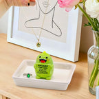 Funny Gift for Aunt Mothers Day Aunt Gifts from Niece Nephew - Auntsaurus Ring Holder for Jewelry Rings Earrings Necklace Bracelets Organizer, Mothers Day Birthday Christmas Gift for Auntie - style: Auntsaurus