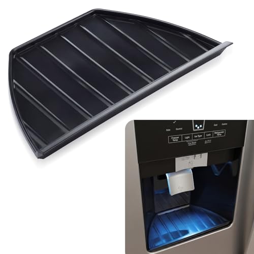 ABS Refrigerator Drip Catcher Tray for Refrigerators 4 x 9" Fridge Water Dispenser Drip Tray for Protects Water Spills and Maintain Hygiene Inside the Refrigerator