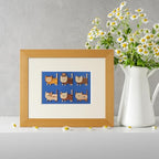 KINOWA Animal Art Kit Kiharie Cat Carnival Made in Japan