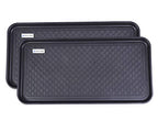 Multi-Purpose Boot Tray Mat,Shoe Tray Mat,Dog Feeding Tray,Waterproof Trays for Indoor and Outdoor Floor Protection,30" x 15"/2 Pack - size: 30x15"*2 pack