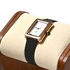 Oirlv Solid Wood Single Watch Display Stand Creamy White Watch Holder for Men and Women - color: Creamy-white
