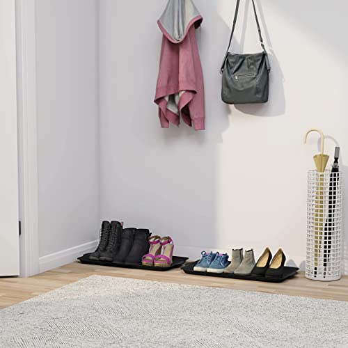 Matace 1 Pack Rubber Small Boot Tray for Entryway,Boot Mat,Shoe Tray,Shoe Mat for Indoor and Outdoor Use, 27.95"x 15.74" (Pack of 1) - size: 29.5" x 15.7" x 1.2"