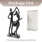 Sziqiqi Anniversary Wedding Gifts for Couple: 6th Anniversary Iron Gifts for Him Her Women Couples - 6 Year Wedding Gift for Christmas Valentines Birthday - Couple Dancing Figurines - style: Couple Dance