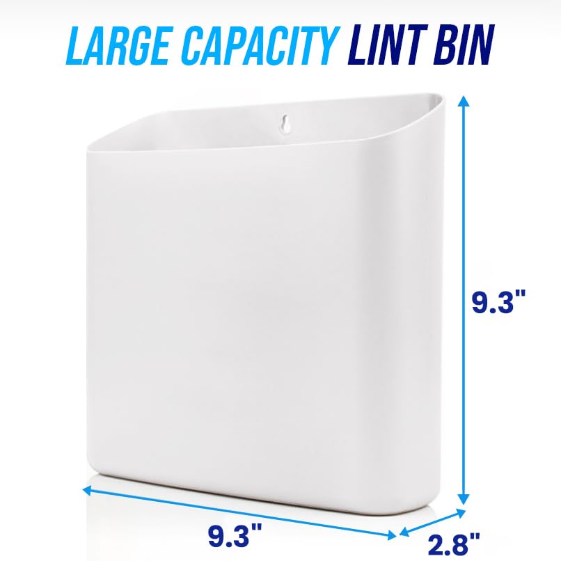 Simplation Laundry Detergent Cup Holder Collection: MAGNETIC LINT HOLDER BIN for Laundry Room Storage - style: Storage Idea: Lint Holder