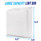 Simplation Laundry Detergent Cup Holder Collection: MAGNETIC LINT HOLDER BIN for Laundry Room Storage - style: Storage Idea: Lint Holder