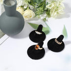 10 Pcs Ring Display Stand Black Velvet Ring Holder Single Rings Organizer For Selling Jewelry Display Stand For Rings Storage