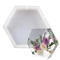 Resin Molds Silicone, Large Hexagon Silicone Molds Epoxy Resin Casting Craft Mold for Flower Preservation Bookends, Art Casting DIY Home Decor Wedding Valentine
