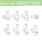 Glasseam Clear Glass Vases for Centerpieces: Mini Flower Vase Set 28Pcs Bud Vases in Bulk - Modern Small Vases for Home Room Wedding Party Dining Table Center Decor