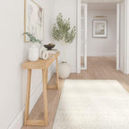 Plank+Beam Solid Wood Console Table, 46 Inch, Sofa Table, Narrow Entryway Table for Hallway, Behind The Couch, Living Room, Foyer, Easy Assembly, Blonde - color: Blonde, size: 46" Console Table