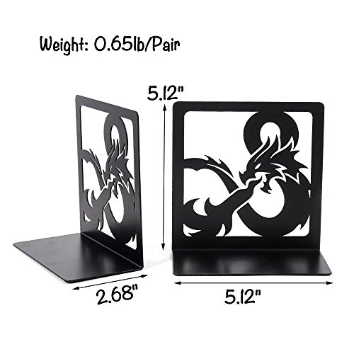 Book Ends, Bookends, Book Ends for Shelves, 1 Pair Non Skid Metal Book Divider Decorative Holder, Abstract Art Desgin Book Stopper Supports for Office, Home (1pair E) - color: 1pair E