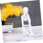 Zerodeko Abstract Thinker Sculpture Art Ornament for Home Decor Figure for Living Room Bedroom and Office Decoration