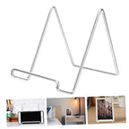 Happyyami 2pcs Modern Display Stand for Photos Books and Decorations Sturdy Minimalist Showpiece Holder for Use for Events and Celebrations