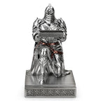 King's Guard Watch Display Stand Eyeglass Jewelry Bracelet Necklace Holder Trays Towers Resin Pen Holder Warrior Knight Mobile Phone Stand for Office & Home (Silver) - color: Silver