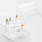 ANDGOO Display Risers, 6 Pcs(7.9”L~8.3”L~8.7”L) Rectangular Clear Acrylic Showcase Collectibles Display Stands Suitable for Retail Shoe Showcase Jewelry Funko Pop Figures - color: Clear, size: 6Pcs (7.9”L~8.3”L~8.7”L)