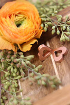 Flower Food Alternative for Fresh Cut Flowers. Copper Charm Keeps Flower Water Clean and Clear. Just Place it in the Vase, Reusable (1) - color: Heart, size: Pack of 1
