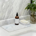 Natural Marble Trivet 12" x 6", Marble Cutting Boards for Kitchen Hot Pots and Pans, Bathroom Trays Perfume Tray Jewelry Candle Plate (Namib Fantasy) - color: Namib Fantasy