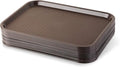 New Star Foodservice Fast Food Tray, Set of 12 (Brown, 10 by 14 Inch) - color: Brown, size: 10 by 14-Inch