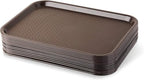 New Star Foodservice Fast Food Tray, Set of 12 (Brown, 10 by 14 Inch) - color: Brown, size: 10 by 14-Inch