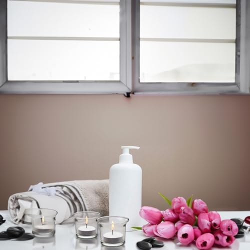 WGV Flare Lip Cylinder Tea Light Votive Candle Holder 2.4" W x 1.75" H, Clear Oyster Glass Cup, Small Accent Decor, 1 Pc - color: Clear-flare-2.4"