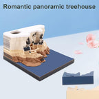 3D Calendar 2026 3D Memo Pad Hand Torn Construction Paper Sculpture Artwork,Exquisite Creative Non-Stick Sticky Note DIY Post Notes, Cards for Office Home Gifts Ornaments