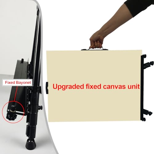 Art Easel for Painting and Display – Adjustable Floor 66 Inch Folding Aluminum Easel Stand for Sign - Table Top Canvas Stand - Portable Drawing Paint Heavy Duty for Artists Adults Holder or Teen - style: 66B 1-Pack