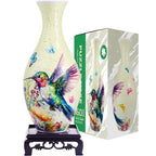 3D Puzzle Vase,160 Pieces 3D Puzzle Vase for Flowers,Unique Adult Crafts and Art,Great Gift for Women, Mother’Day Gifts, 3D DIY House Warming Gift for Flower Arrangements and Home Decor