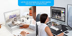 Acrylic Monitor Stand Riser Clear Laptop Stand for Desk Acrylic Monitor Riser for Desk Accessories Aesthetic Laptop Riser Clear Computer Stand White Office Supplies for Women Essentials - style: 15''