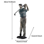 Hztyyier Luxury Character Figurine Golfer Statue Sculptures Golf Figure Ornaments for Living Room Home Decoration Accessories Modern Sport Art Decor (1)