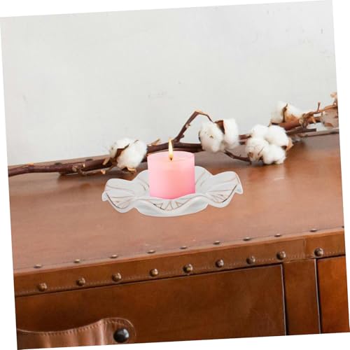 Zerodeko Ceramic Candle Holder Minimalist Design for Living Decorative Candle Stick Holder for Table