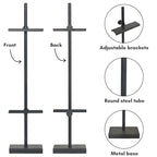 Americanflat 18" Adjustable Tabletop Easel Stand for Picture Frames up to 10x8 - Ideal Picture Frame Stand to Display Art, Signs, or Photos - Use Easel Stands for Home or Events - Black - size: 18 inch, style: Tabletop Frame Stand