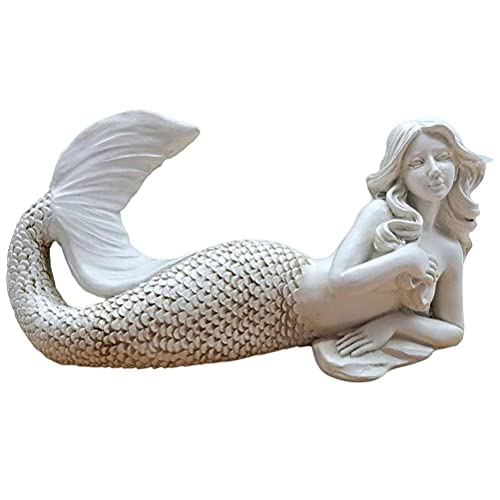Statue Home Decor, Lying Garden Sculpture Figurine Statue Modern Art Ornament for Garden Home Office Desktop Decoration