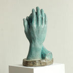 Lukitas Rodin Art Sculpture - Hand of God Statue, Classic Figurine for Home & Office Décor, Ceramic 11''