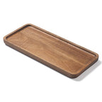 Bathroom Vanity Tray, Bathroom Tray for Counter, Toilet Tank Tray, Wood Bathroom Tray for Organizing and Home Decor (11.8 x 5.1 x 0.8 inch) - size: 11.8" x 5.1" x 0.8"