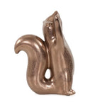 Howard Elliott Collection Chipmunk Sculpture, Antique Brass Ceramic Figurine with Metallic Finish, Decorative Accent for Shelf, Table & Living Room Home Decor Display, 7.25 x 4.5 Inch - style: Chipmunk