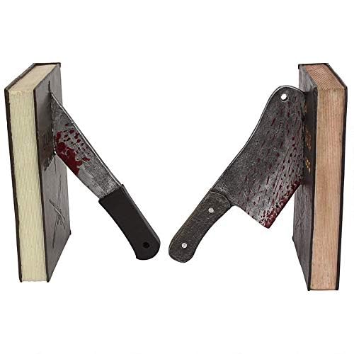 Design Toscano Dead Read, Bloody Zombie Sculptural Bookends, 11 inch - style: Dead Read, Zombie