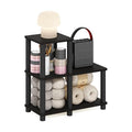 Furinno Turn-N-Tube Accent Decorative Shelf, Espresso/Black - color: Espresso/Black